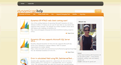 Desktop Screenshot of dynamicsgphelp.com