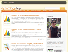 Tablet Screenshot of dynamicsgphelp.com